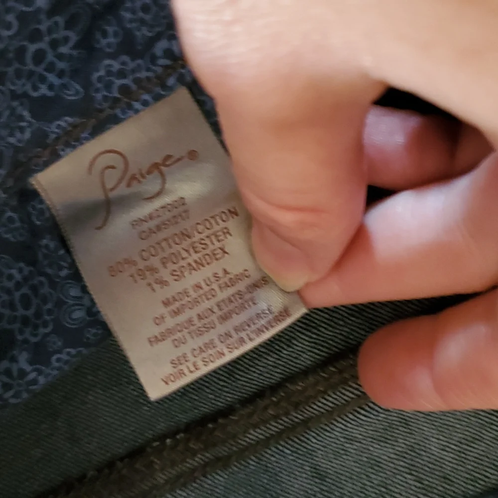 Paige‎ Skyline Womans Dark Wash Stretch Jeans Size 14
